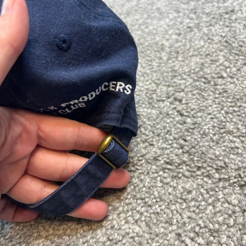 vintage delta waterfowl‎ hat mens blue white cap adjustable duck hunting outdoor - Picture 9 of 11